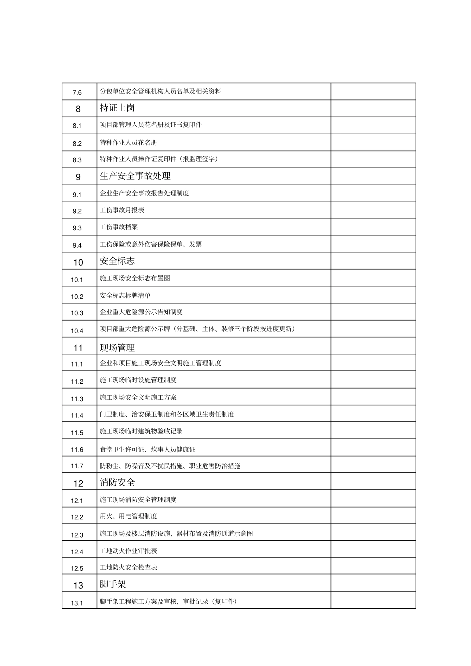 建筑工程安全管理资料总目录_第3页