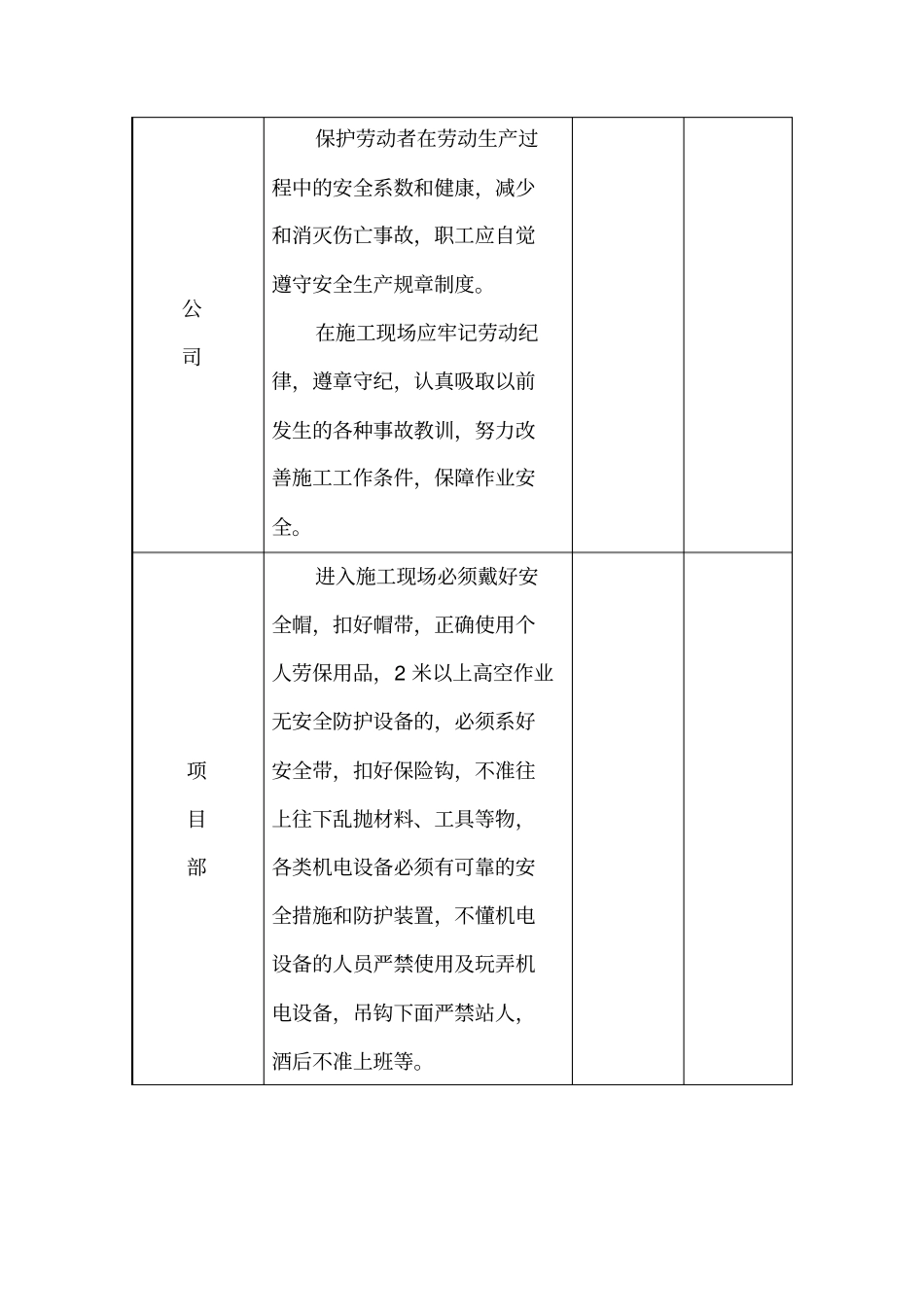 建筑工程安全资料盒整理完美版职工三级安全教育登记卡_第3页