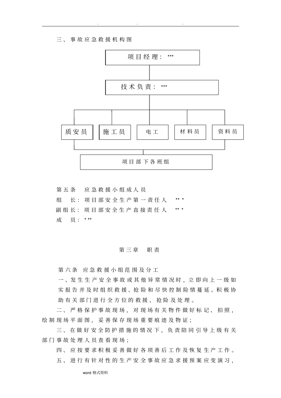 建筑工程应急处置预案方案_第2页