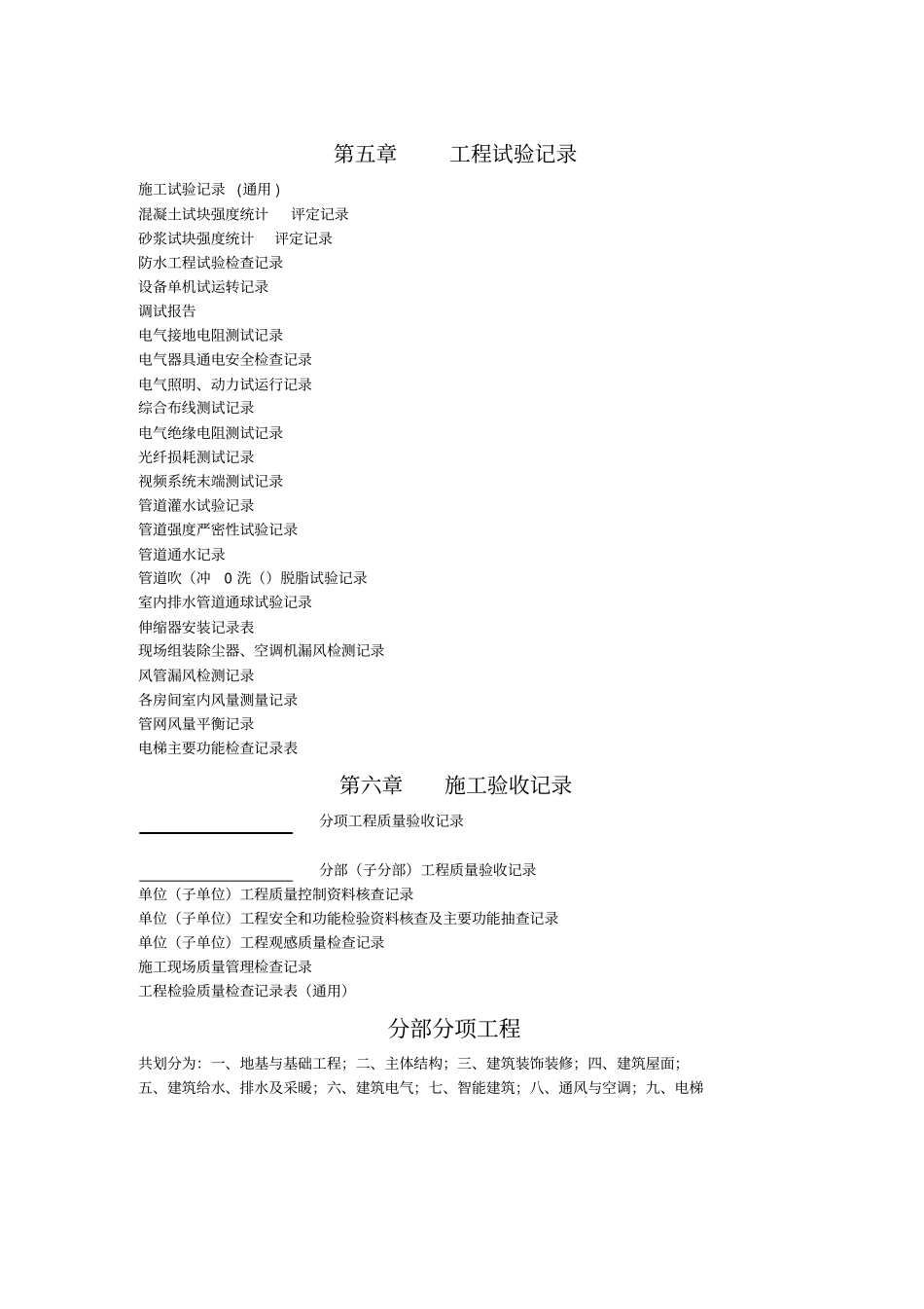 建筑工程开工到竣工验收资料及表格全套_第2页