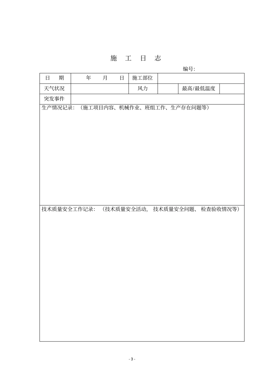 建筑工程施工日志75246_第3页
