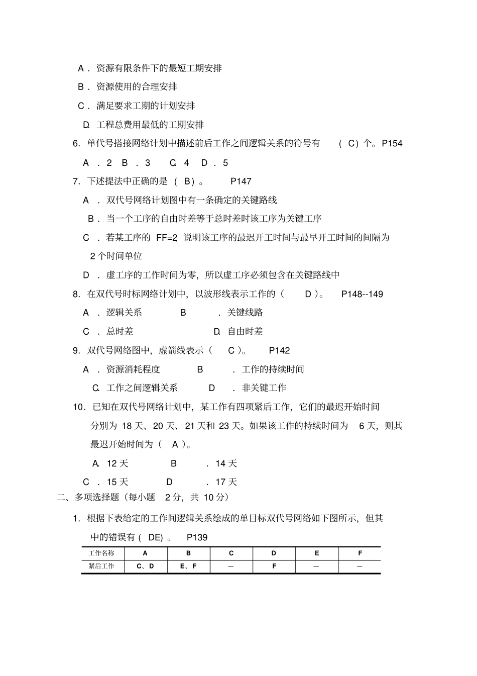 建筑工程项目管理作业3_第2页
