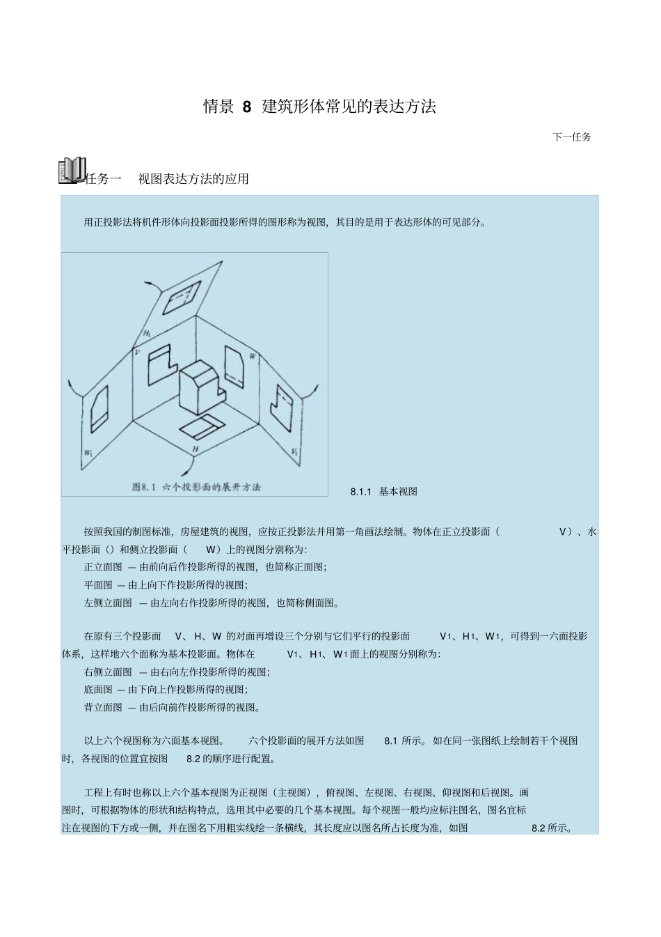 建筑形体常见的表达方法_第1页