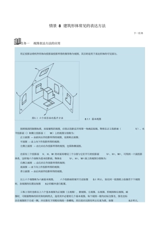 建筑形体常见的表达方法