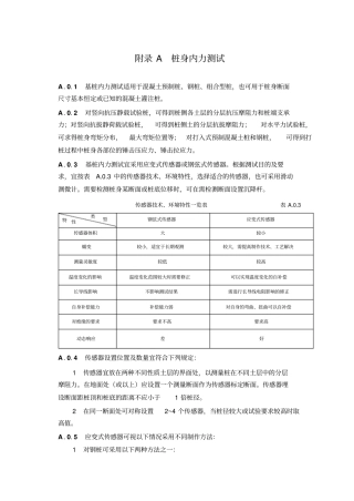 建筑桩基检测技术规范附录