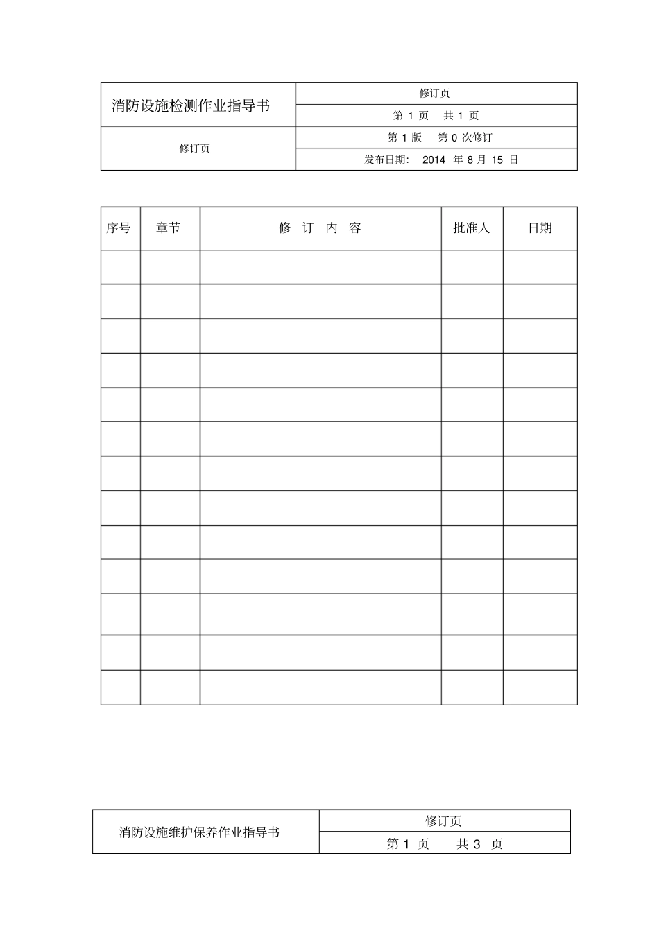 建筑消防设施维护保养作业指导书_第2页