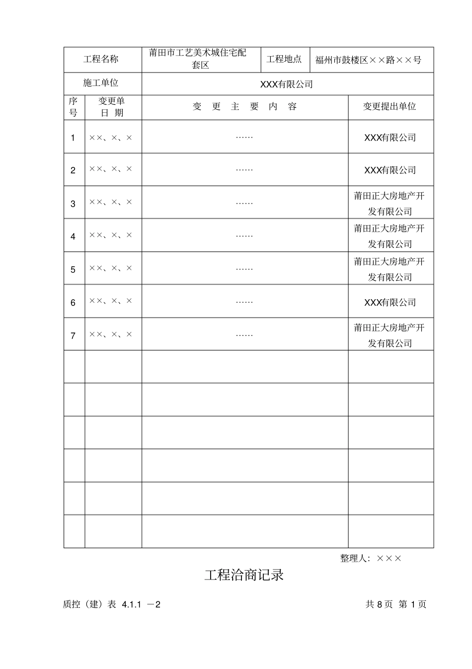 建筑电气施工资料填写范例全_第3页