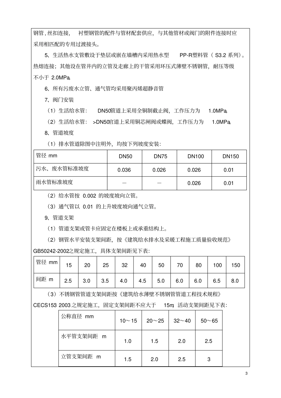 建筑给排水工程安全技术交底分析_第3页