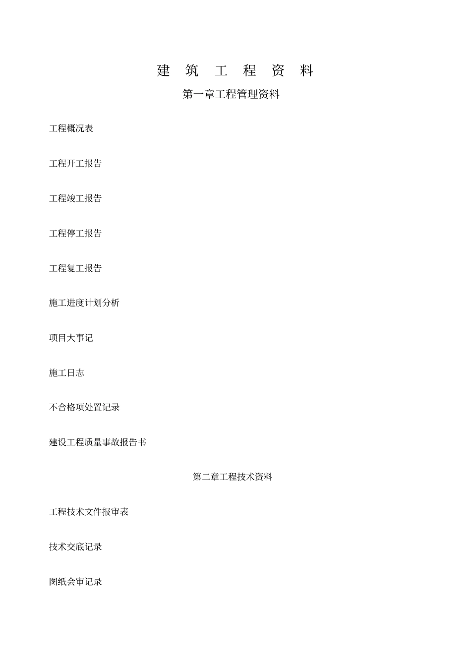 建筑装饰工程资料全套_第1页