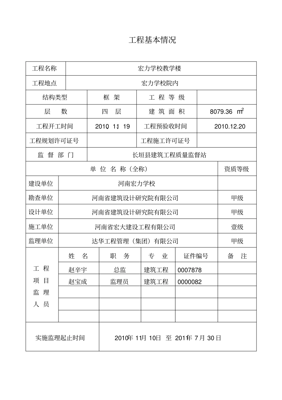 建设工程监理评价报告备案_第3页