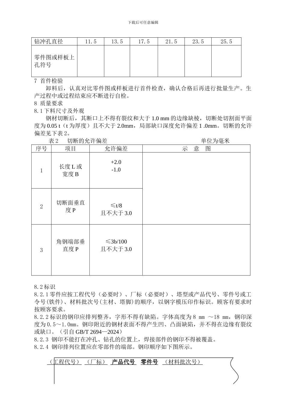 7.5C1Z105角钢塔数控生产线作业指导书_第2页