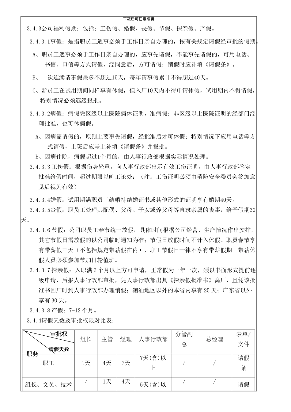 7考勤管理制度_第2页