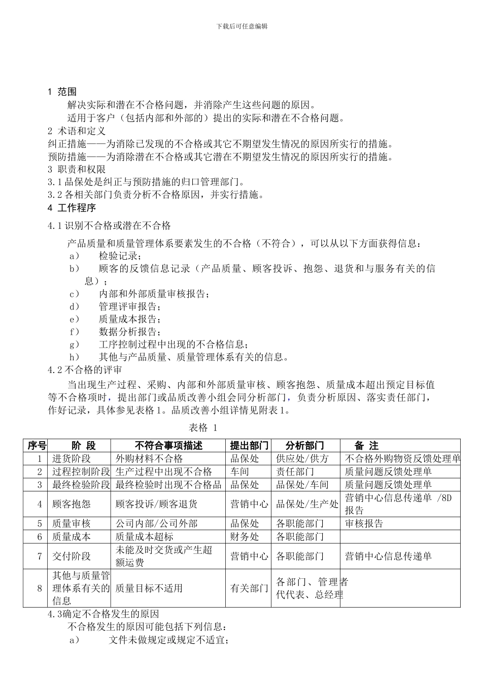 8.5-02纠正和预防措施程序_第1页