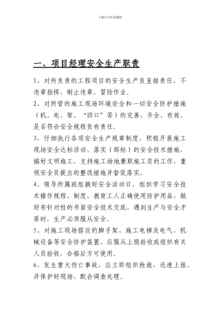 @项目部制度管理牌共43项