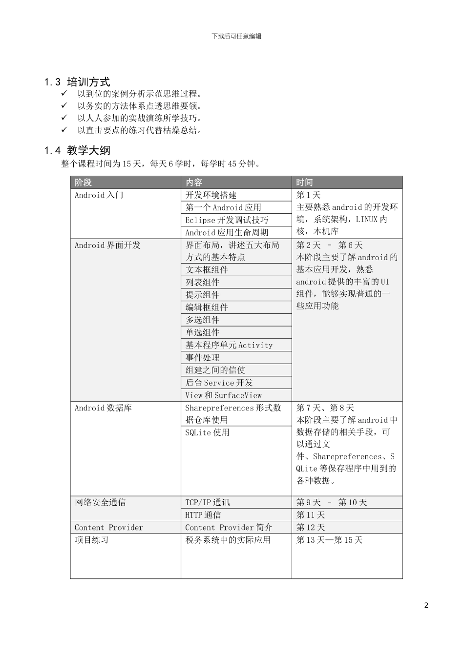 Android手机开发方案_第2页