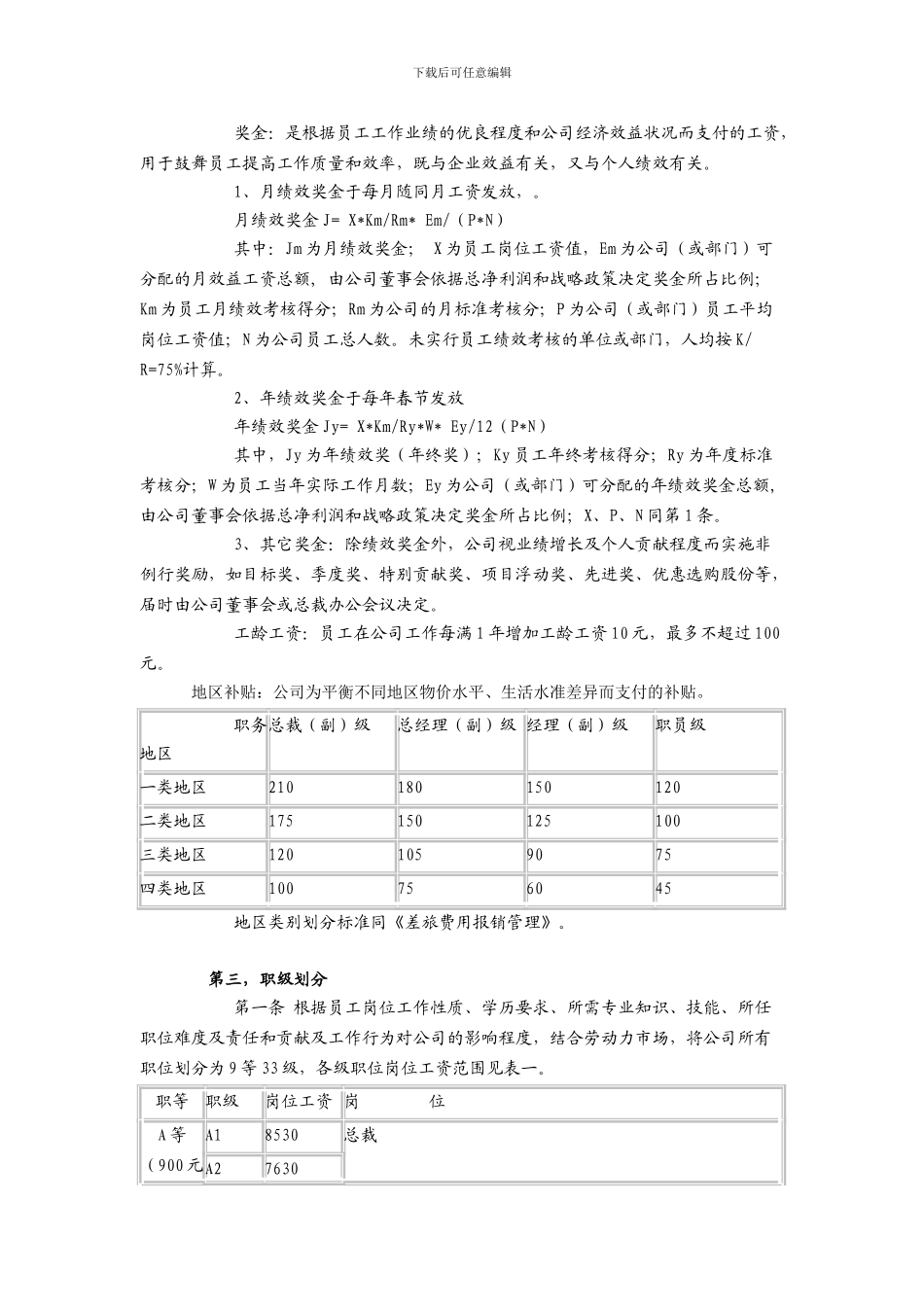 A公司薪酬管理制度设计_第2页