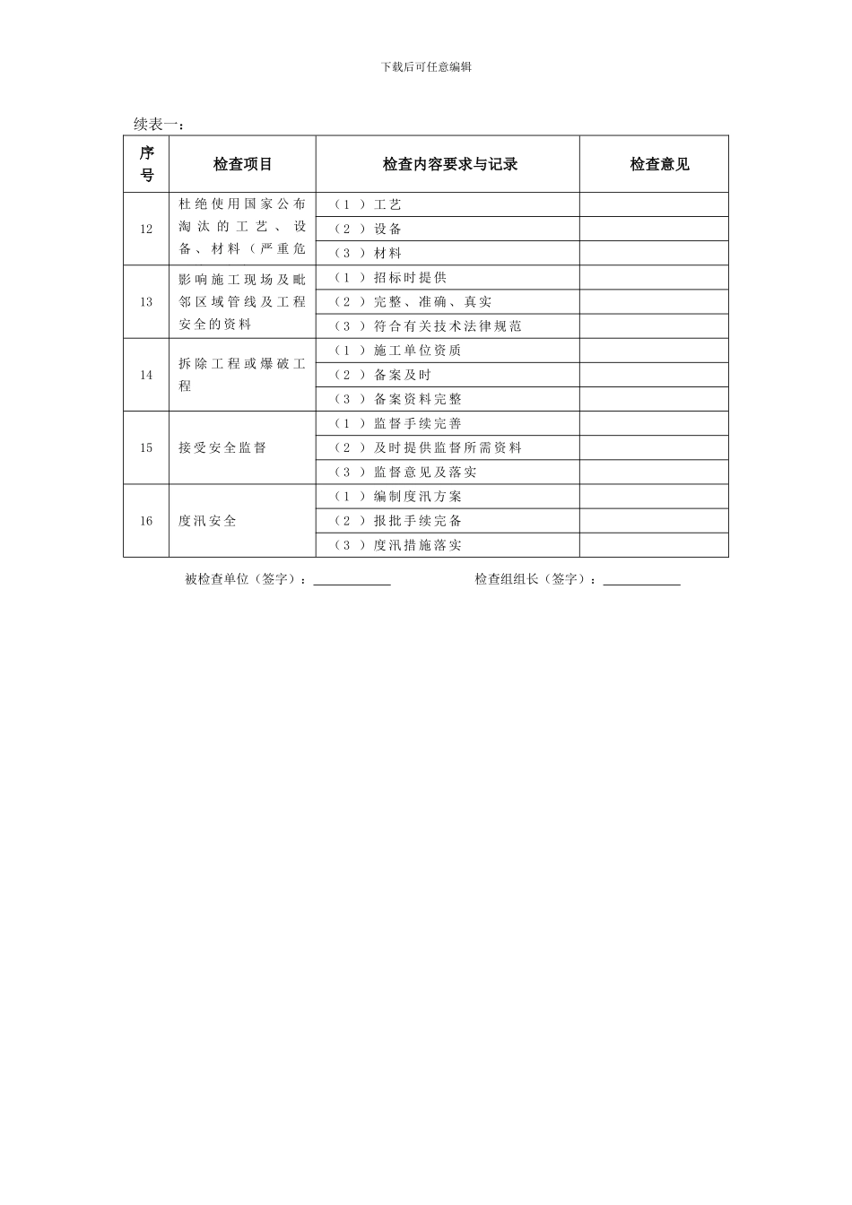 A安全生产检查电子表_第3页