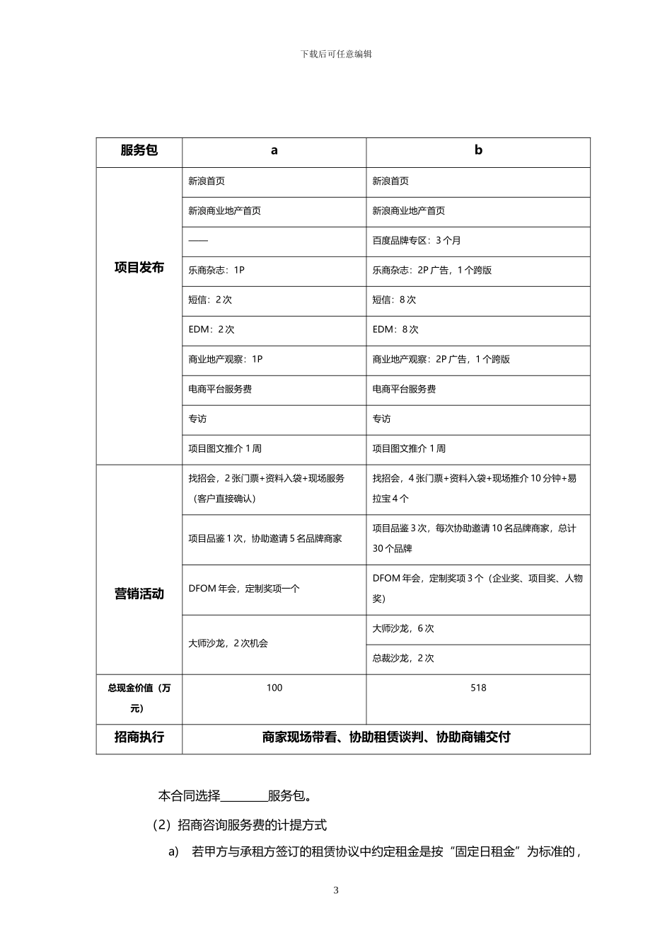 A类CRIC电子商务招商代理合同书11.1_第3页