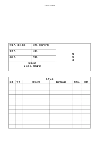 B-DM-Q-COP-001文件控制程序