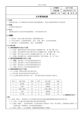 BN-FI-006-文件管理制度