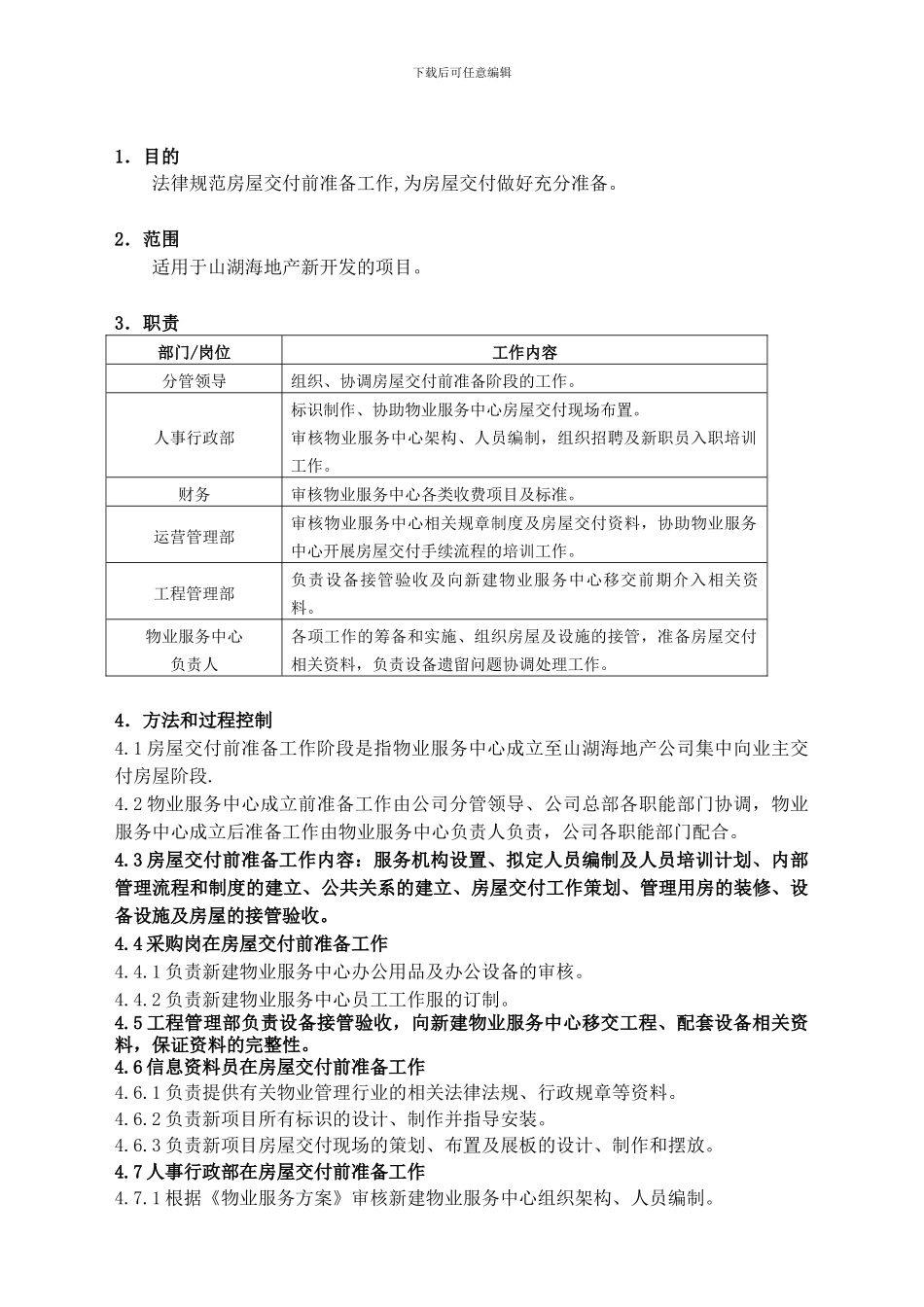 BTLJ-6.1-G01房屋交付前准备工作程序_第1页