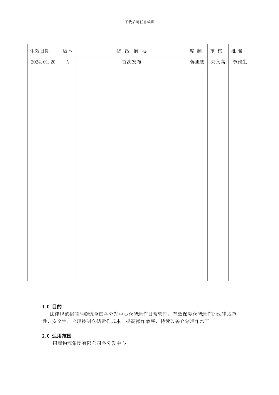 CG-ZD仓管部规章制度总则_第2页