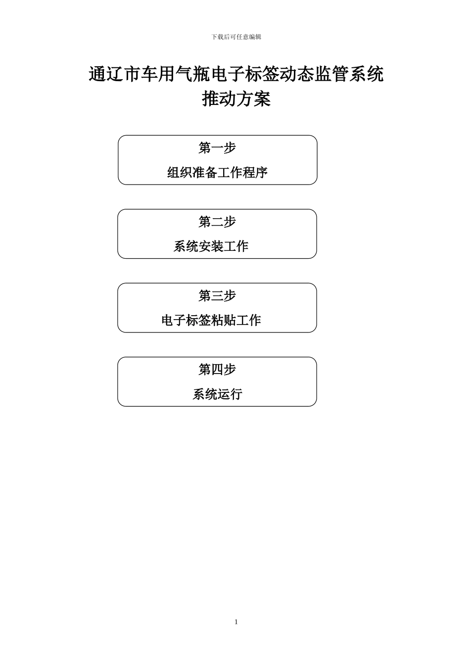 CNG气瓶电子标签动态监管集成系统推进方案_第1页