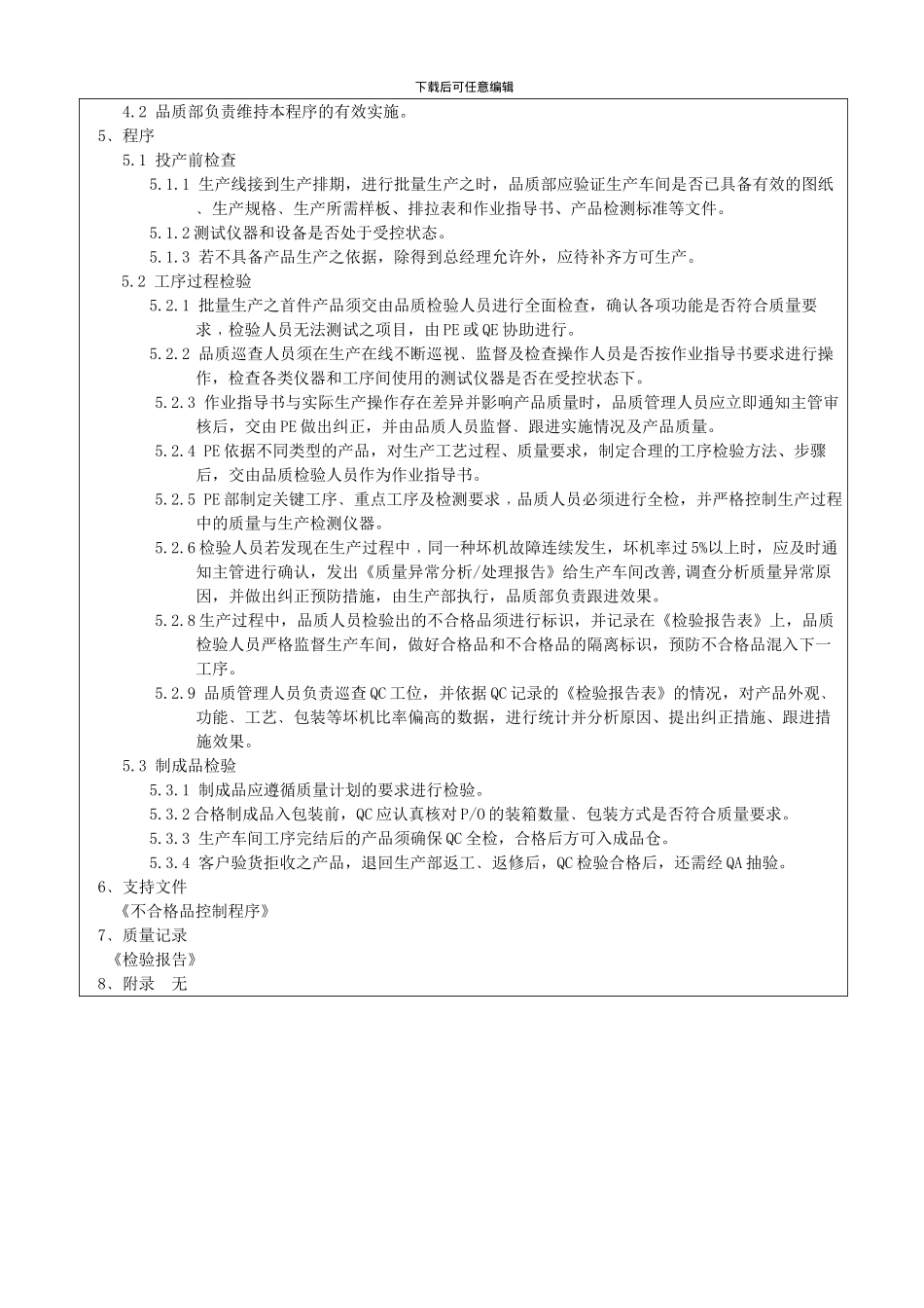 COP-020-IPQC生产过程检验控制程序_第3页