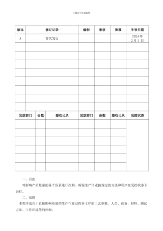 COP08生产部管理程序