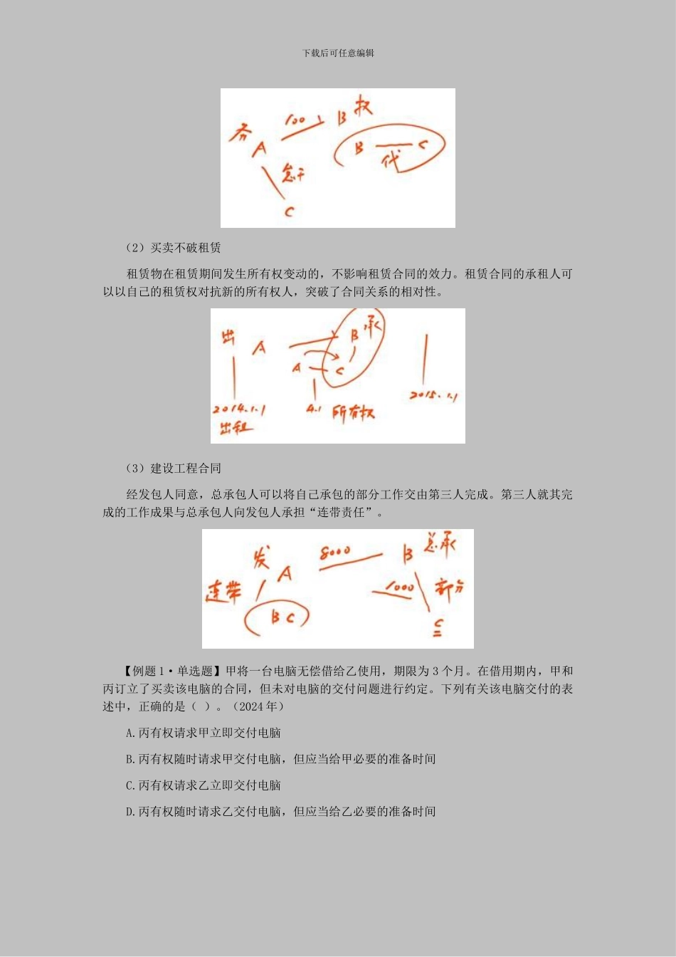 CPA《经济法》考点解读第04章-合同法律制度08_第2页
