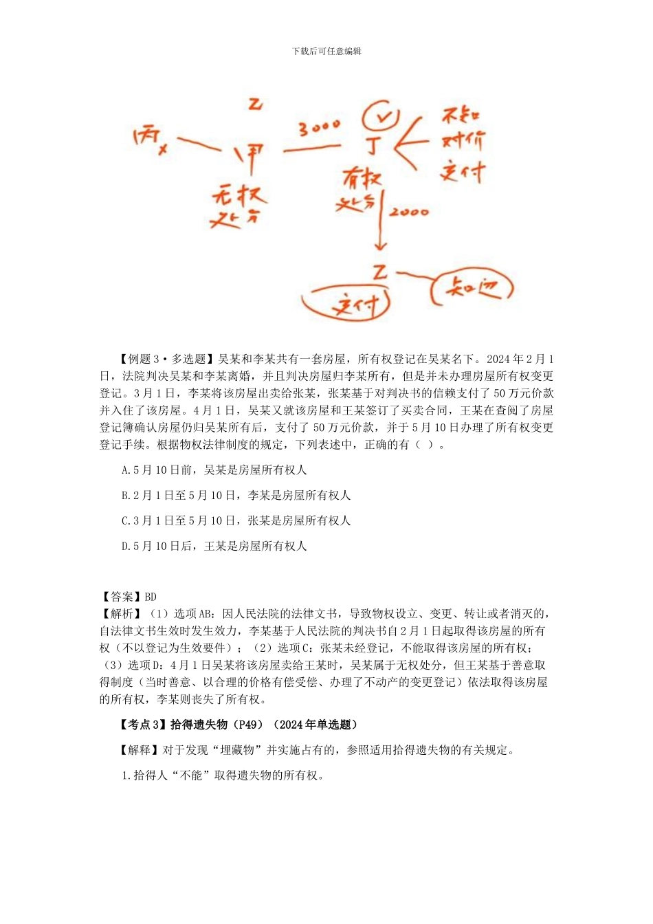 CPA《经济法》考点解读第03章-物权法律制度04_第2页