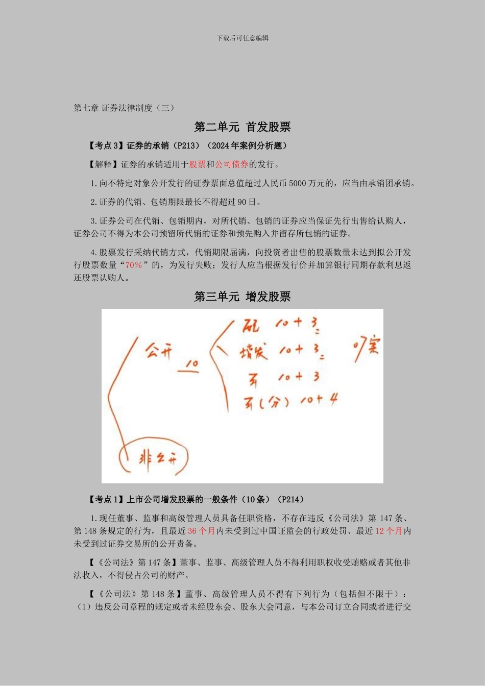 CPA《经济法》考点解读第07章-证券法律制度03_第1页