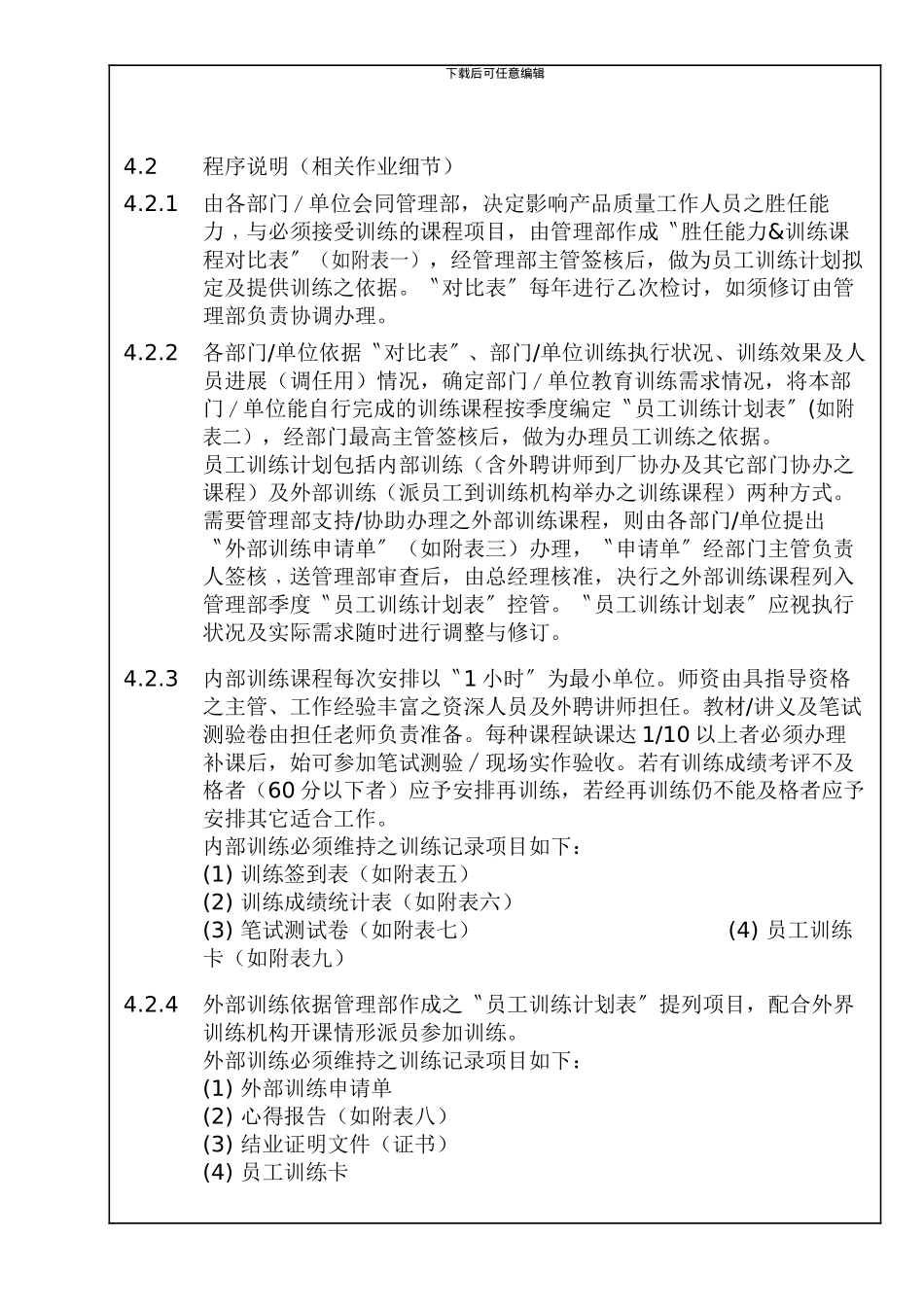 CWQP070人力资源管理程序_第2页