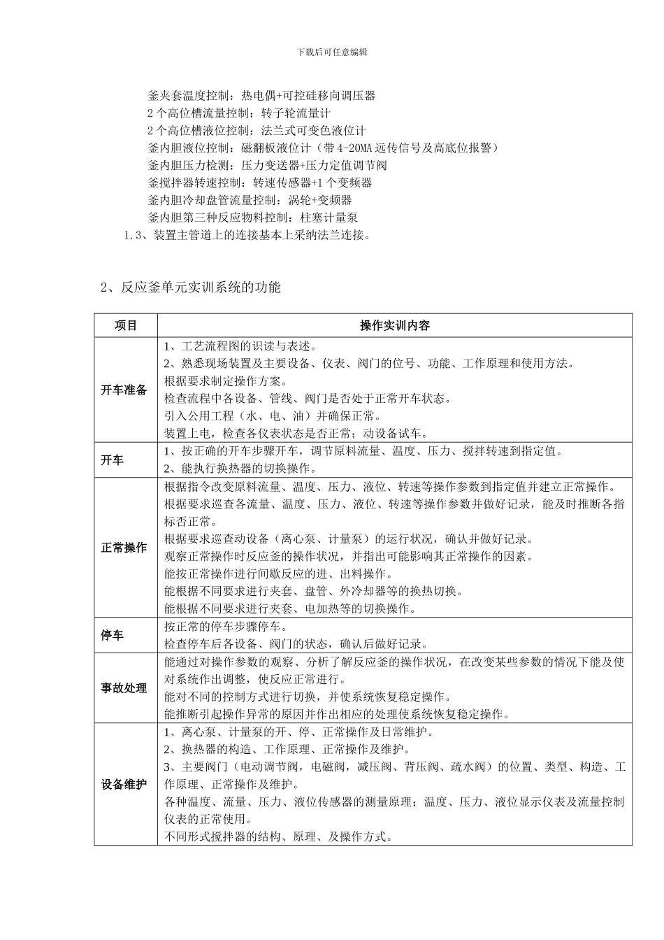 DCS控制典型化工生产流程综合实训系统_第2页