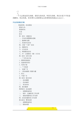 dsnafg开-业庆典方案