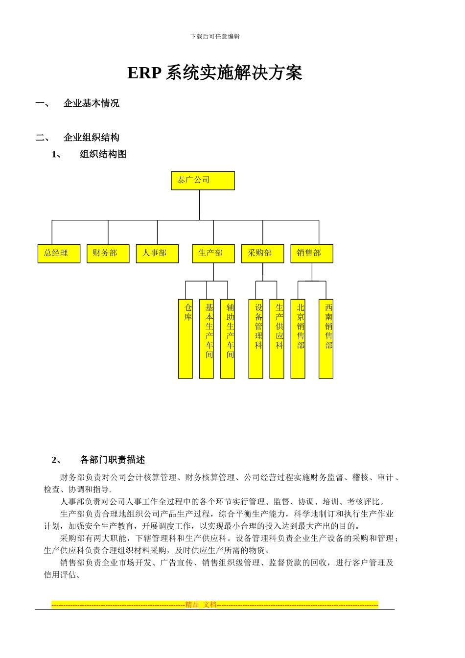 ERP系统实施解决方案_第1页
