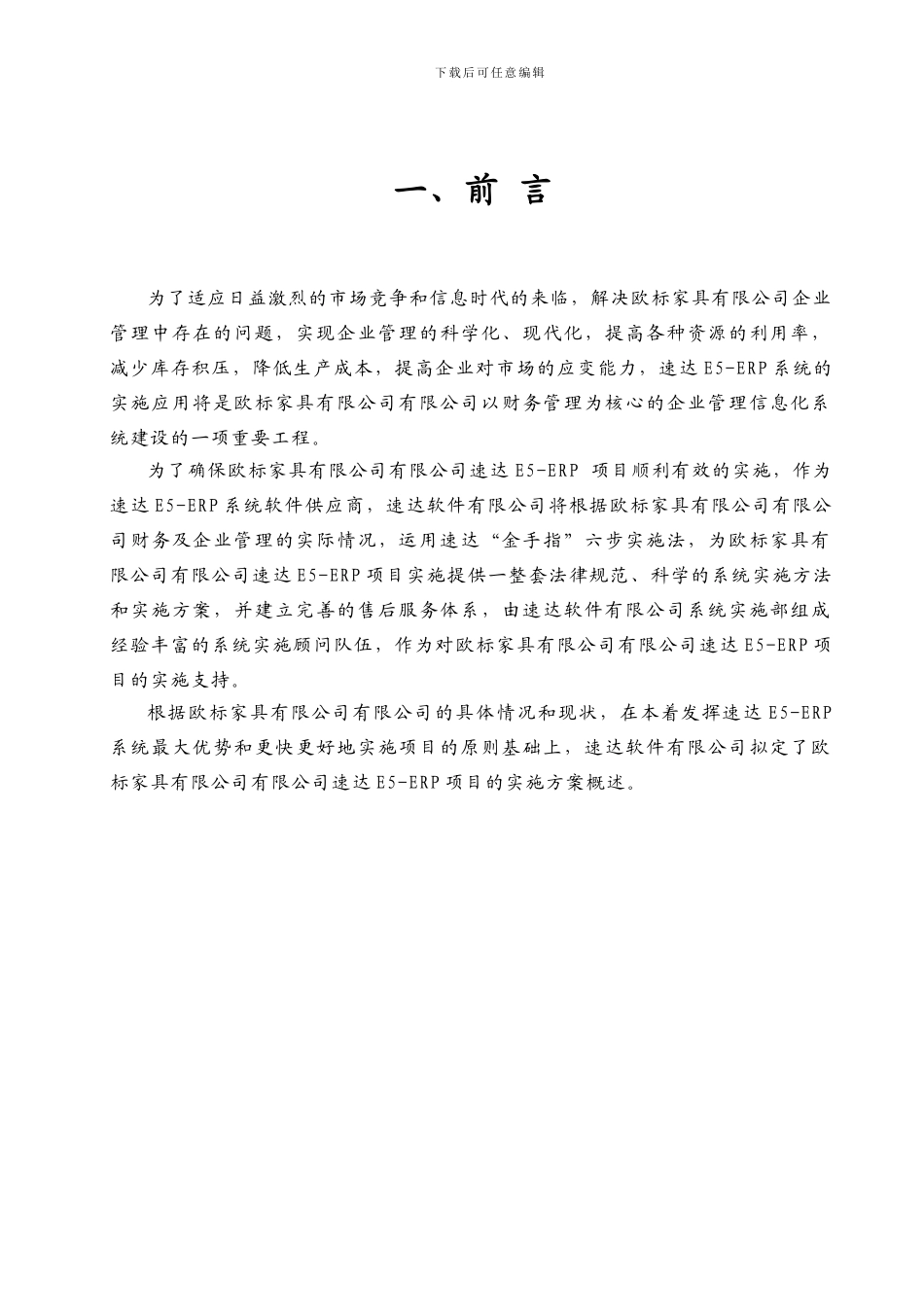 ERP项目实施方案模板_第3页