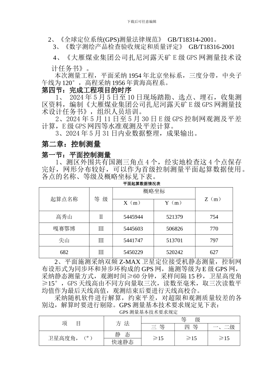 E级GPS网测量工作技术总结_第2页