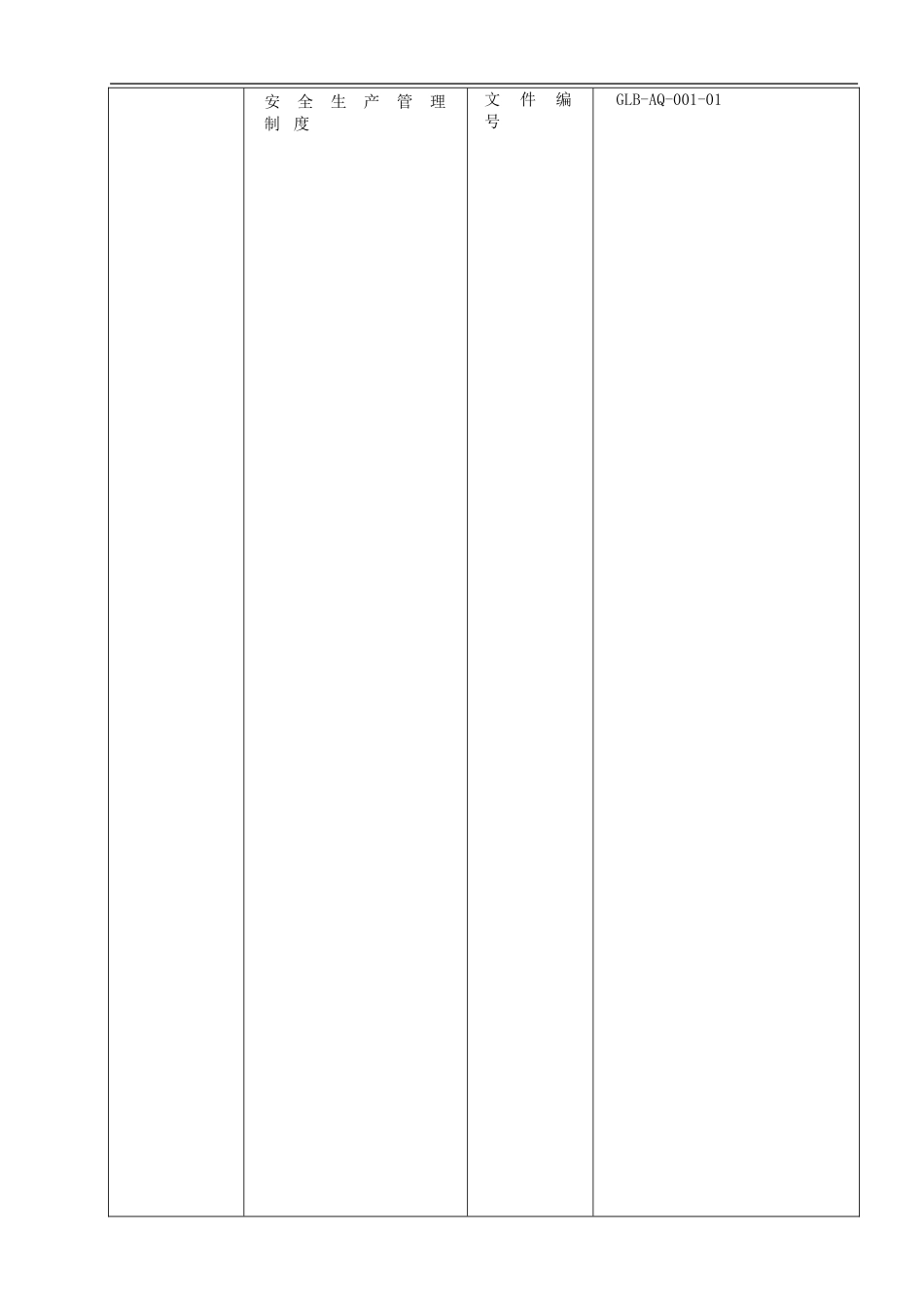 GLB-AQ-001-01----安全生产管理制度_第1页