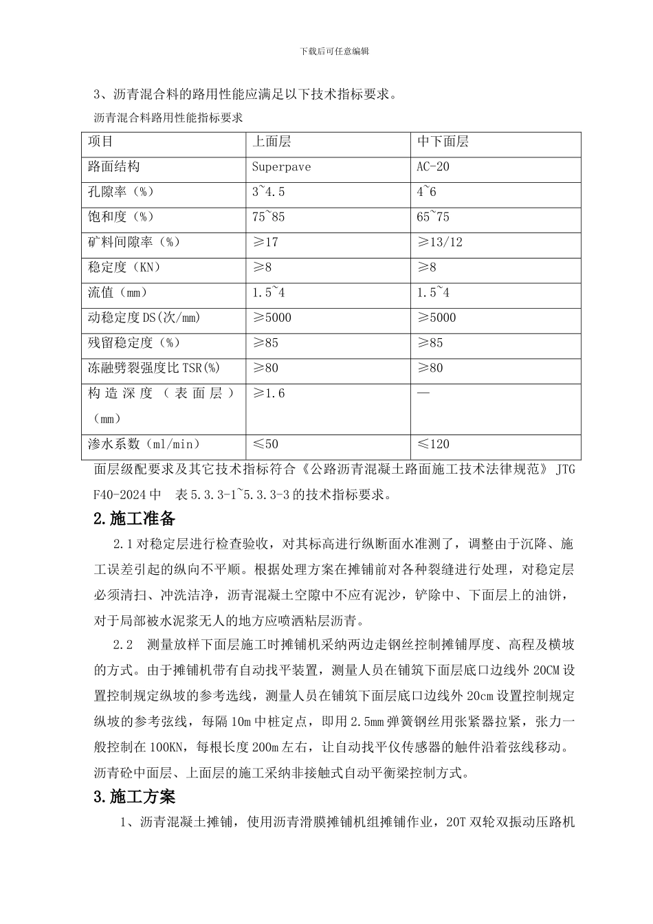 HF-沥青路面施工方案_第2页