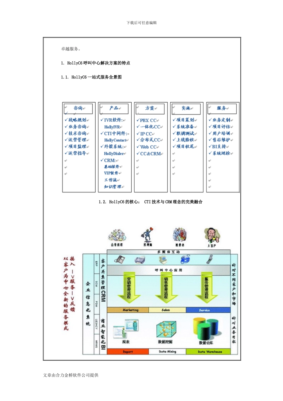 HollyC6呼叫中心解决方案_第3页