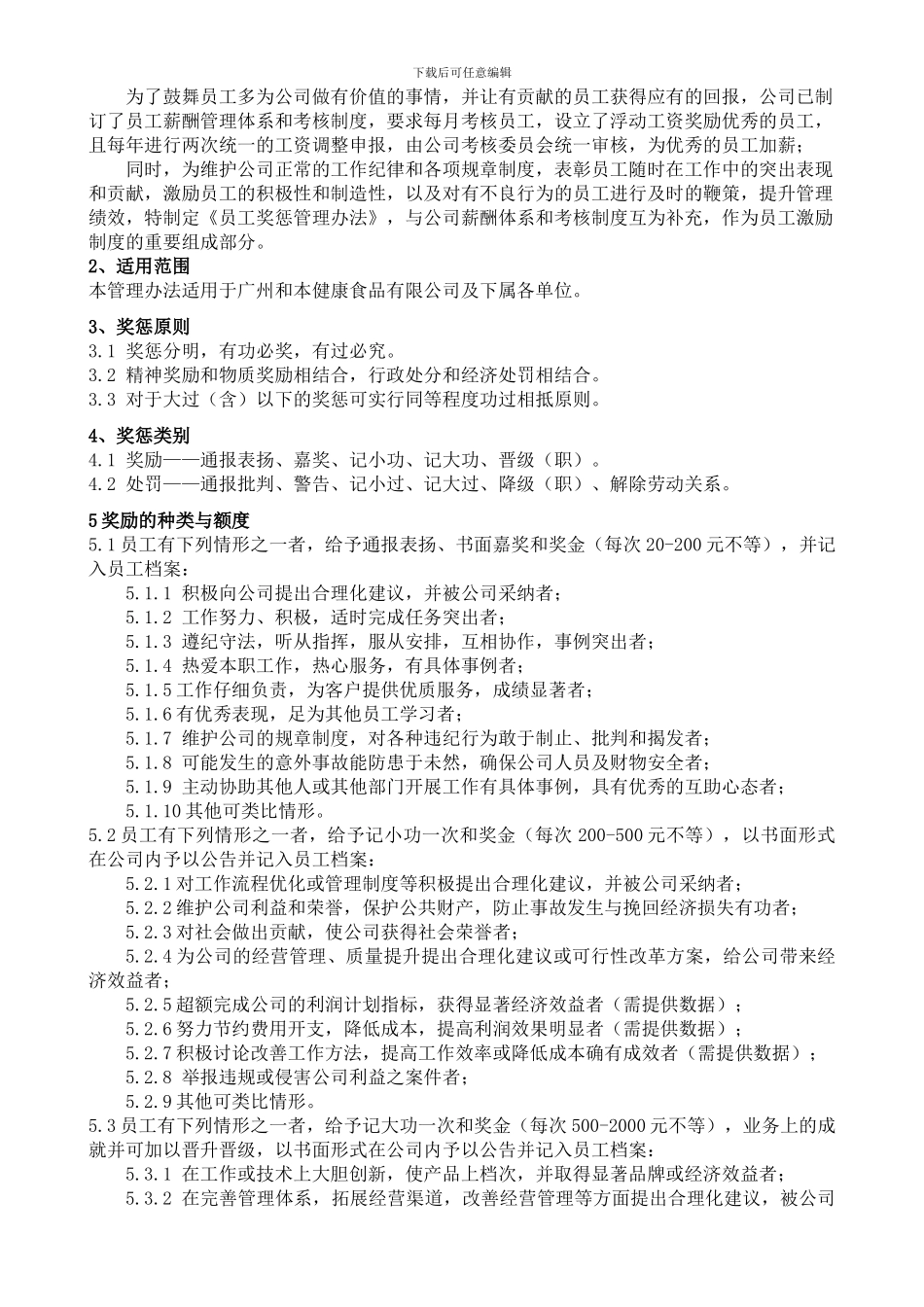 HR010奖惩管理制度_第2页