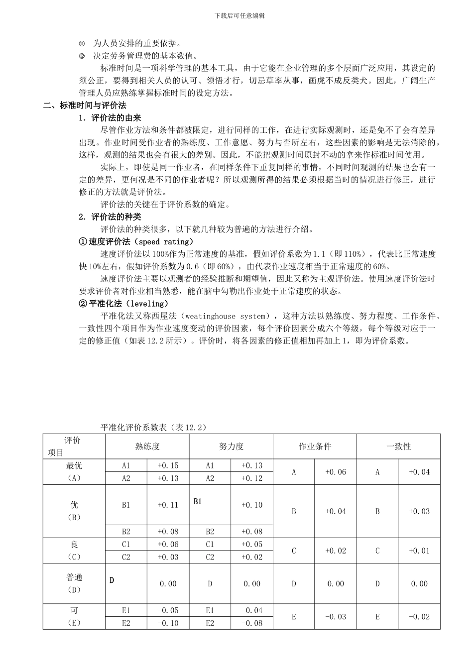 IE工业工程方法技术之标准时间与生产线平衡分析_第2页