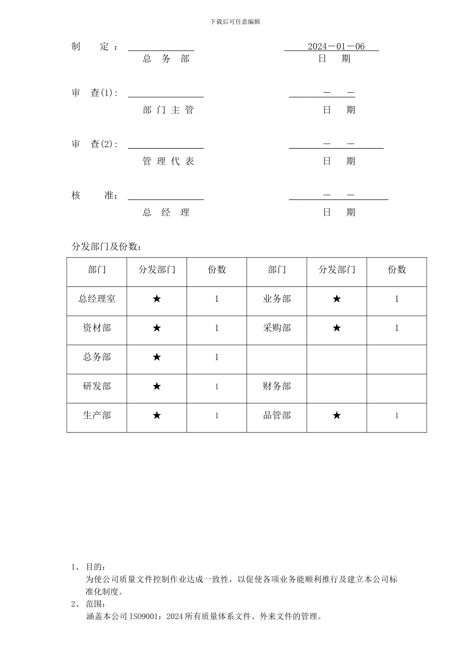 ISO-P423-01文件控制程序_第1页