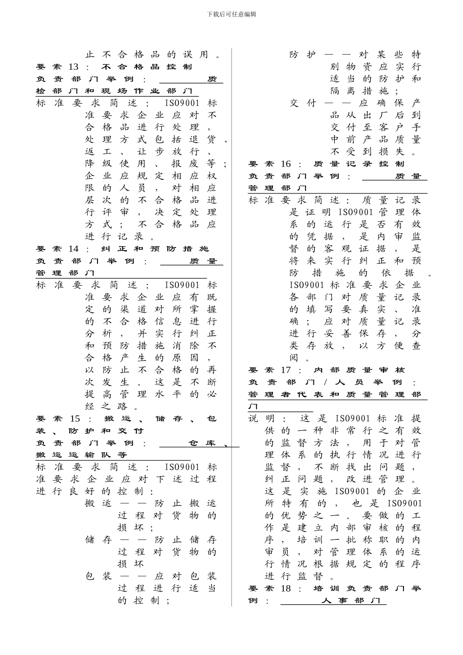 ISO90011994标准简易描述_第3页
