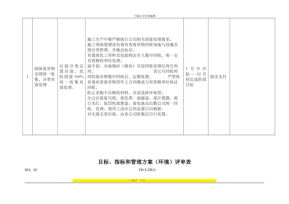 ISO目标、指标和管理方案_第3页