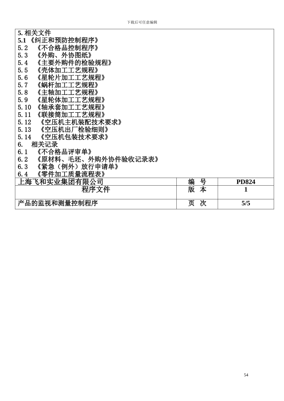 ISO质量程序文件产品监视2doc_第2页