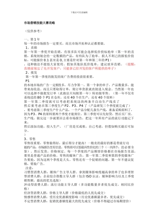 ITMC市场营销技能大赛攻略