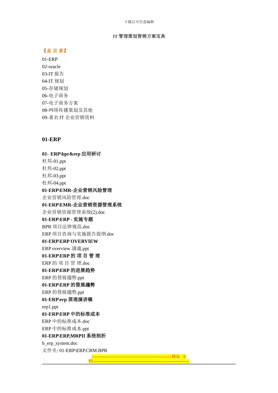 IT管理策划营销方案宝典_第1页