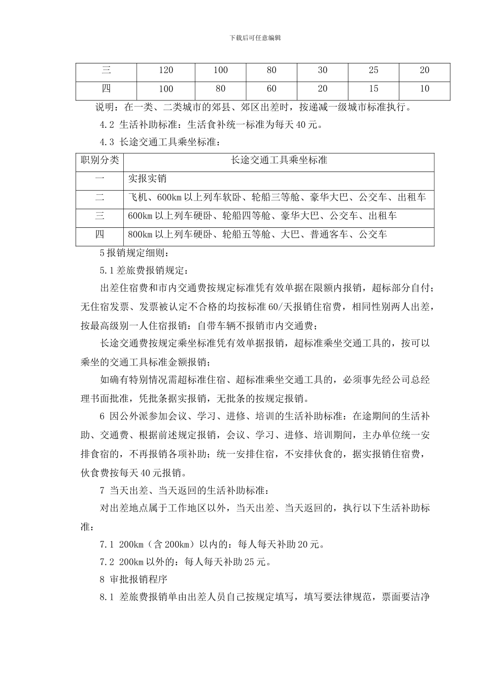k差旅费报销管理制度_第2页